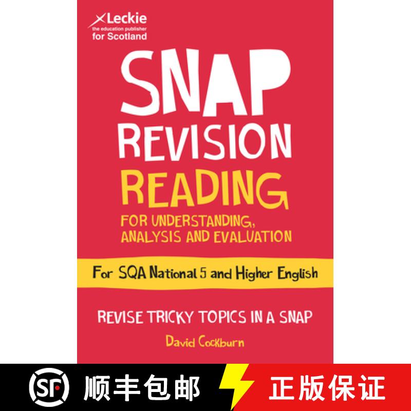 【3-4周达】National 5/Higher English Revision: Reading for Understanding, Analysis and Evaluation: Re... [9780008306663]