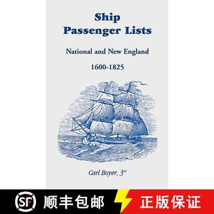 and Lists New 1825 Ship 1600 4周达 9781585490028 Passenger England National