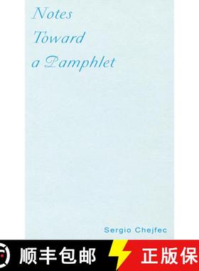 【3-4周达】Notes Toward a Pamphlet [9781946433565]