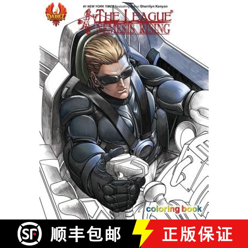 【3-4周达】The League: Nemesis Rising Coloring Book [9780692877630]