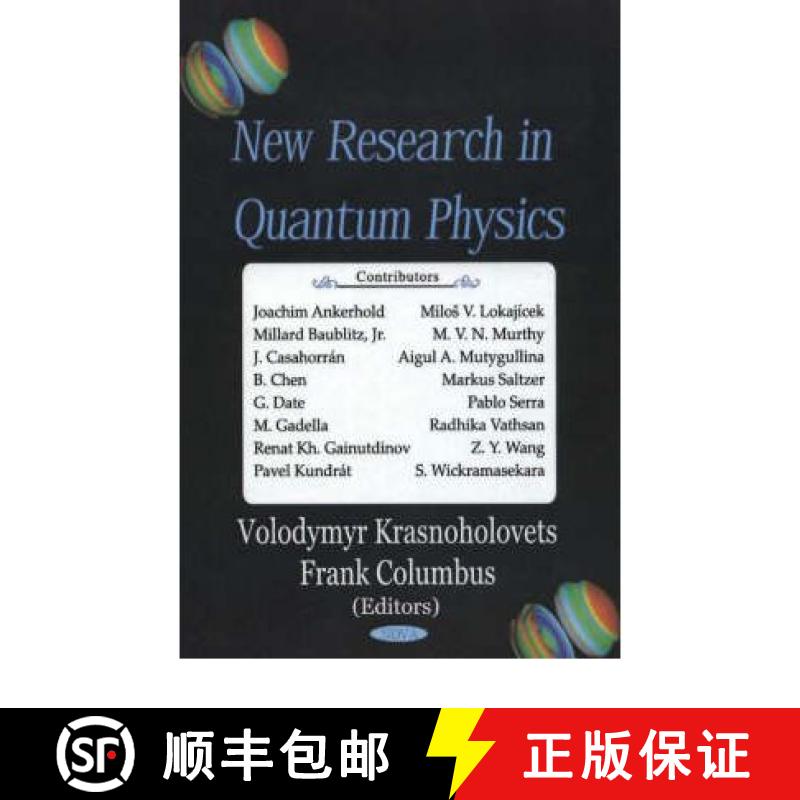 【3-4周达】New Research in Quantum Physics [9781594540011]