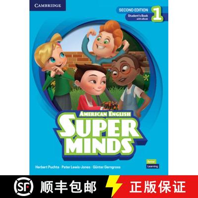 【3-4周达】Super Minds Level 1 Student's Book with eBook American English [9781108827089]