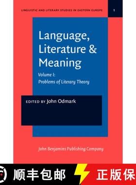 【3-4周达】Language, Literature & Meaning: Volume I: Problems of Literary Theory - Problems of Litera... [9789027215024]