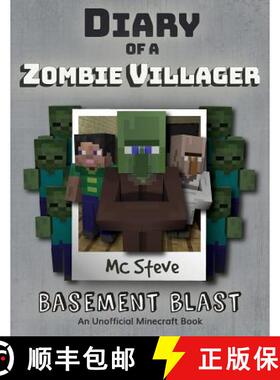 【3-4周达】Diary of a Minecraft Zombie Villager: Book 1 - Basement Blast [9781946525369]