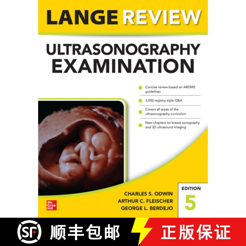【3-4周达】Lange Review Ultrasonography Examination: Fifth Edition [9781260441352]