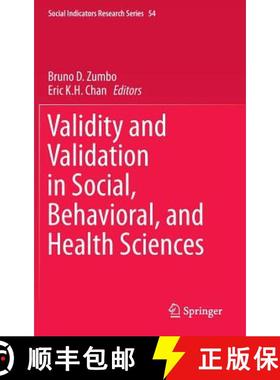 【3-4周达】Validity and Validation in Social, Behavioral, and Health Sciences [9783319077932]