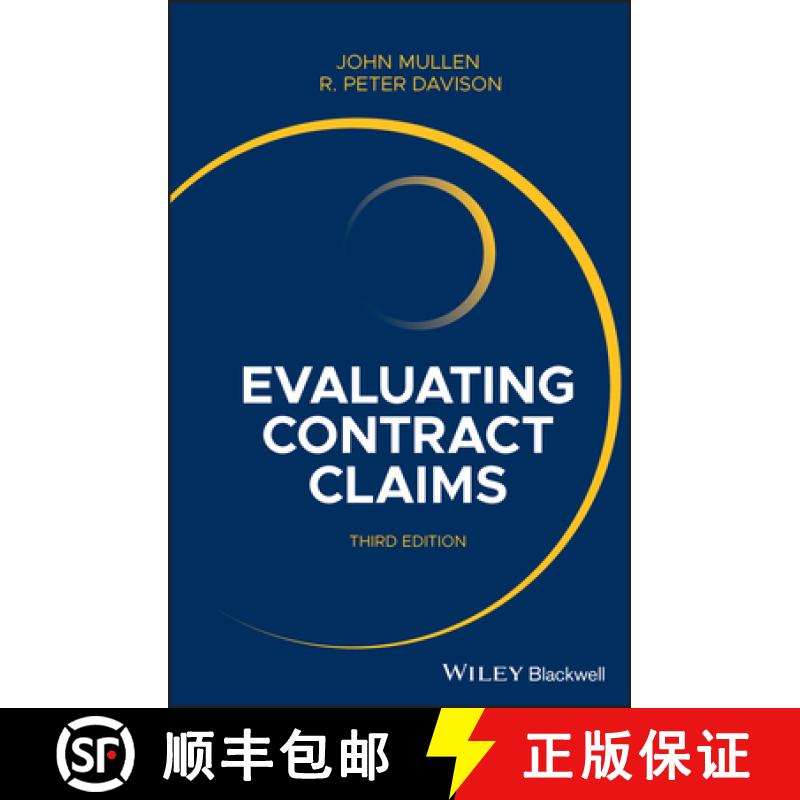 【3-4周达】Evaluating Contract Claims, 3Rd Edition [Wiley土木工程] [9781118918142]