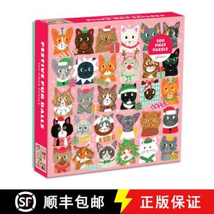 Festive Furballs 500 Puzzle 3周达 Piece 9780735362192