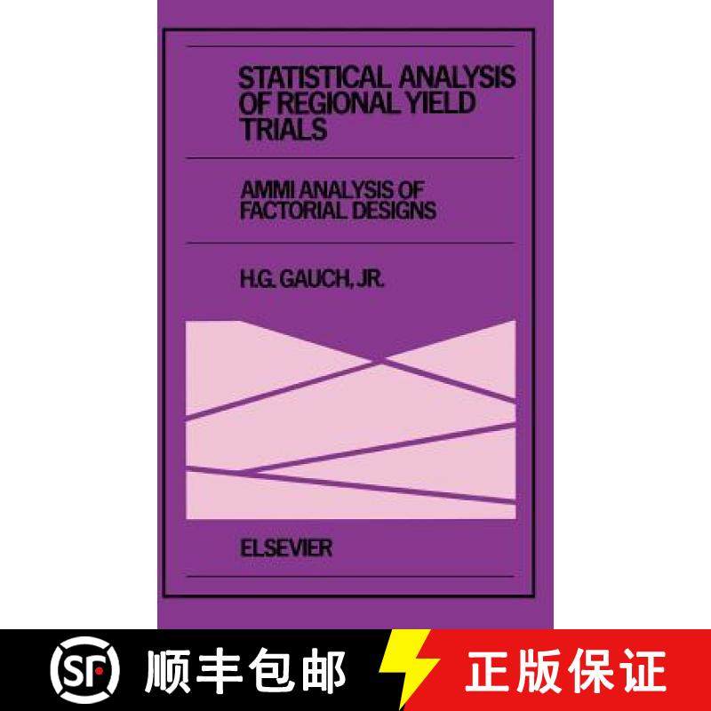 【3-4周达】Statistical Analysis of Regional Yield Trials: Ammi Analysis of Factorial Designs [9780444892409]