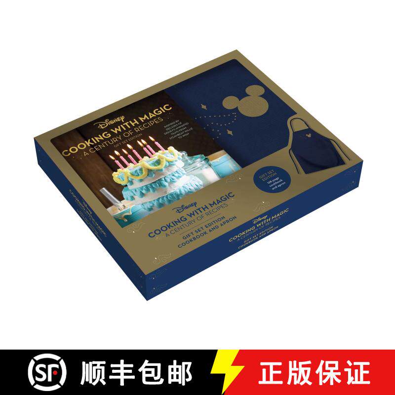 【3-4周达】精装 Disney: Cooking With Magic: A Century of Recipes Gift Set: Inspired by Decades of Dis... [9798886632828]
