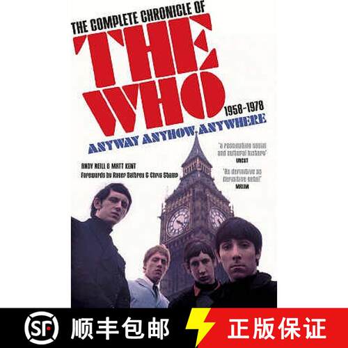 【3-4周达】Anyway Anyhow Anywhere : The Complete Chronicle of the Who 1958-1978 [9780753512173]