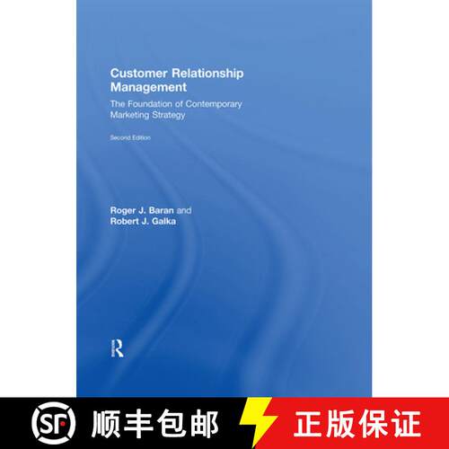 【3-4周达】精装 Customer Relationship Management: The Foundation of Contemporary Marketing Strategy [9781138919518]