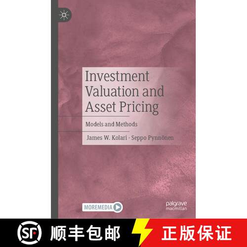 【3-4周达】精装 Investment Valuation and Asset Pricing : Models and Methods [9783031167836]