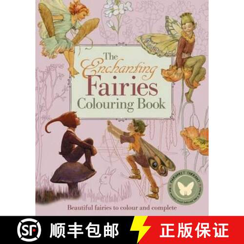 【3-4周达】Enchanting Fairies Colouring Book, the [9781784284084]