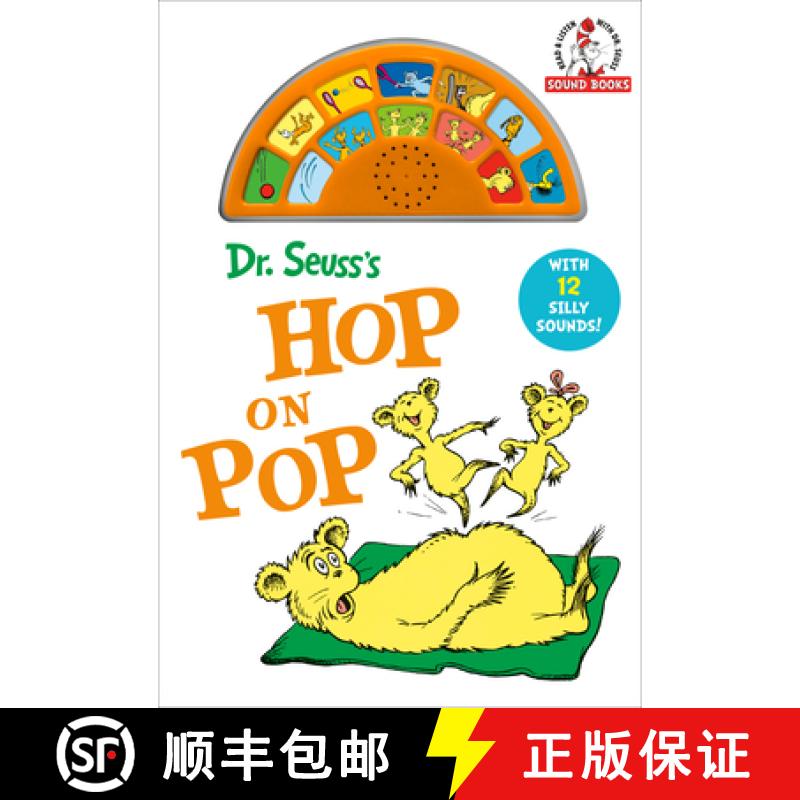 【3-4周达】Dr. Seuss's Hop on Pop with 12 Silly Sounds!: An Interactive Read and Listen Book [9780593902691]