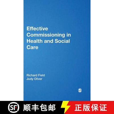 【3-4周达】精装 Effective Commissioning in Health and Social Care [9781446282250]