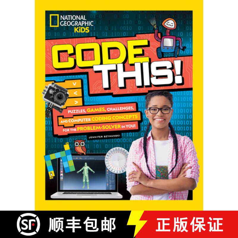 【3-4周达】Code This!: Puzzles, Games, Challenges, and Computer Coding Concepts for the Problem Solve... [9781426334436]
