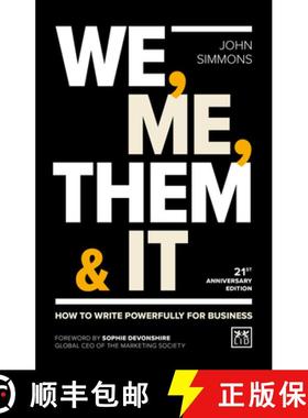 【3-4周达】We, Me, Them & It: How to Write Powerfully for Business [9781911687009]