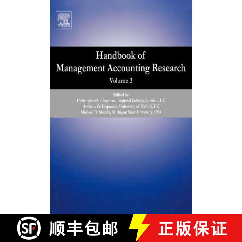 【2-3周达】Handbook of Management Accounting Research: Volume 3 [9780080554501]
