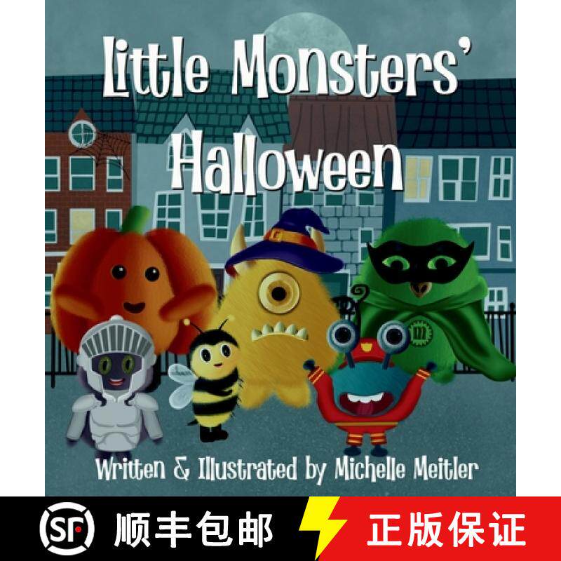 【3-4周达】Little Monsters' Halloween [9798990443891]