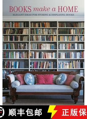 【3-4周达】Books Make a Home: Elegant Ideas for Storing and Displaying Books [9781788794220]