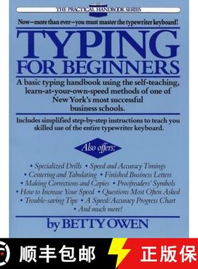 【3-4周达】Typing for Beginners: A Basic Typing Handbook Using the Self-Teaching, Learn-at-Your-Own-S... [9780399511479]