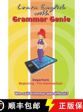 【3-4周达】Learn with Grammar Genie: Departure Beginning-Pre-Intermediate Who said Grammar was diffic... [9786188273658]