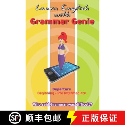 【3-4周达】Learn with Grammar Genie: Departure Beginning-Pre-Intermediate Who said Grammar was diffic... [9786188273658]