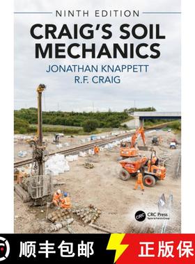 【3-4周达】CRAIG'S SOIL MECHANICS, 9E [9781138070059]