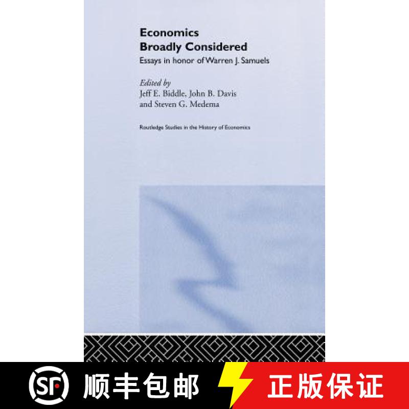 【3-4周达】Economics Broadly Considered : Essays in Honour of Warren J. Samuels [9780415862837]