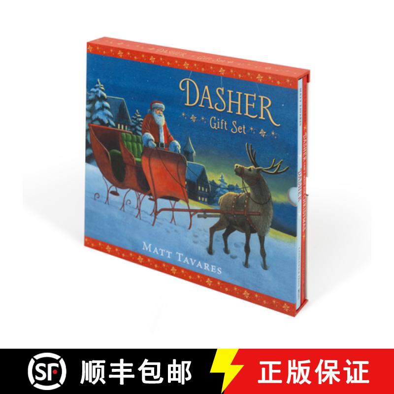 【3-4周达】Dasher Gift Set: (Two Classic Christmas Picture Books with Press-Out Ornaments and Standees) [9781536238211]
