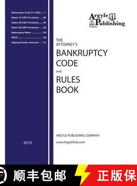 预订 The Attorney's Bankruptcy Code and Rules Book [9781880730553]