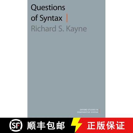 【3-4周达】Questions of Syntax [9780190863586]