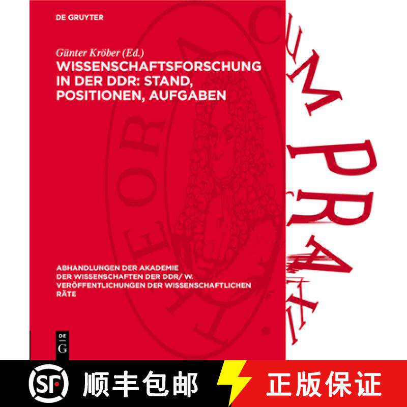 预订 Wissenschaftsforschung in Der Ddr: Stand, Positionen, Aufgaben: 1. Tagung Des Rates Für Marxist... [9783112721605]