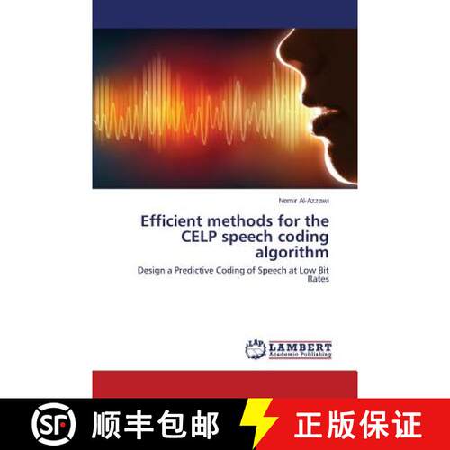 预订 Efficient methods for the CELP speech coding algorithm [9783659747434]