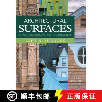 【3-4周达】精装 Architectural Surfaces: Details for Artists, Architects, and Designers [With CD-ROM] [9780393730791]