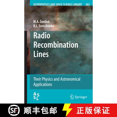 【3-4周达】Radio Recombination Lines : Their Physics and Astronomical Applications [9780387096049]