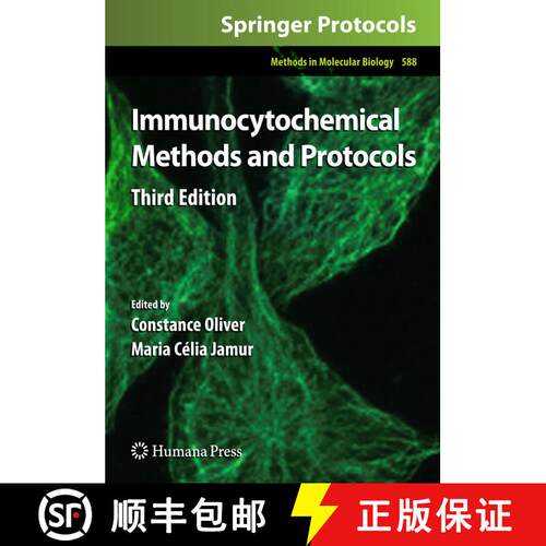 【3-4周达】Immunocytochemical Methods and Protocols (Softcover reprint of hardcover 3rd ed. 2010) [9781617796821]