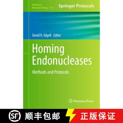 【3-4周达】精装 Homing Endonucleases: Methods and Protocols [9781627039673]