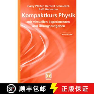 【3-4周达】精装 Kompaktkurs Physik : mit virtuellen Experimenten und Übungsaufgaben [9783519004721]