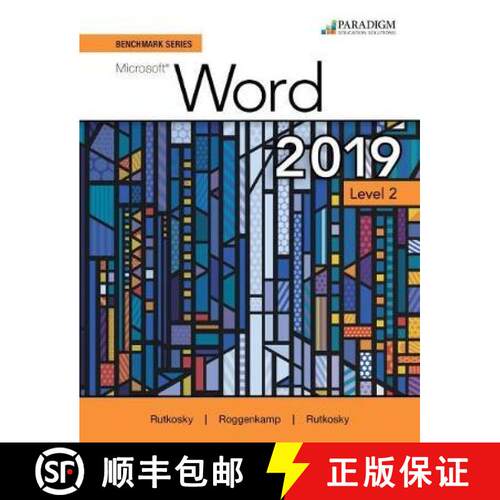 【3-4周达】Benchmark Series: Microsoft Word 2019 Level 2: Text, Review and Assessments Workbook and e... [9780763891626]