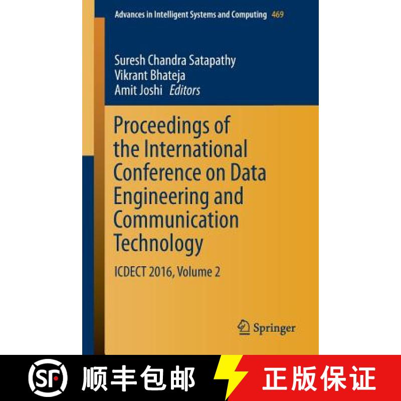 【3-4周达】Proceedings of the International Conference on Data Engineering and Communication Technolo... [9789811016776]