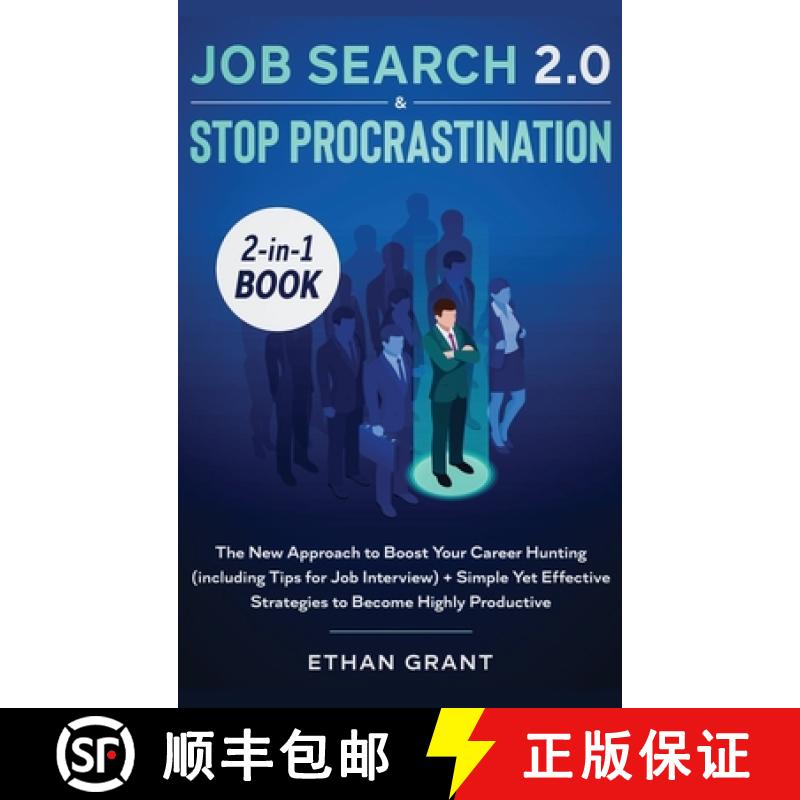 【3-4周达】Job Search and Stop Procrastination 2-in-1 Book: The New Approach to Boost Your Career Hun... [9781648660238]