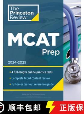 Princeton Review MCAT Prep, 2024-2025: 4 Practice Tests + Complete Content Coverage [9780593516577]