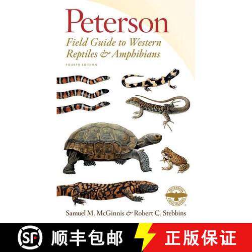 【3-4周达】Peterson Field Guide to Western Reptiles & Amphibians, Fourth Edition [9781328715500]
