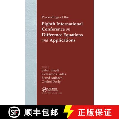 【3-4周达】Proceedings of the Eighth International Conference on Difference Equations and Applications [9780367392932]
