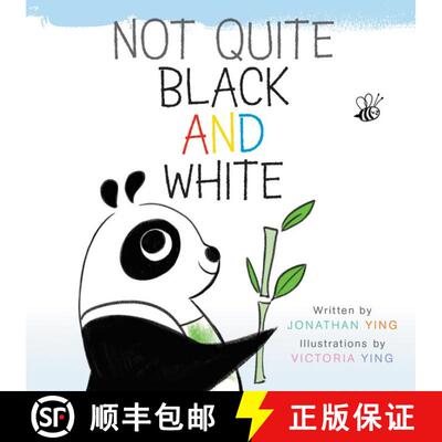 【3-4周达】Not Quite Black and White Board Book [9780062380678]
