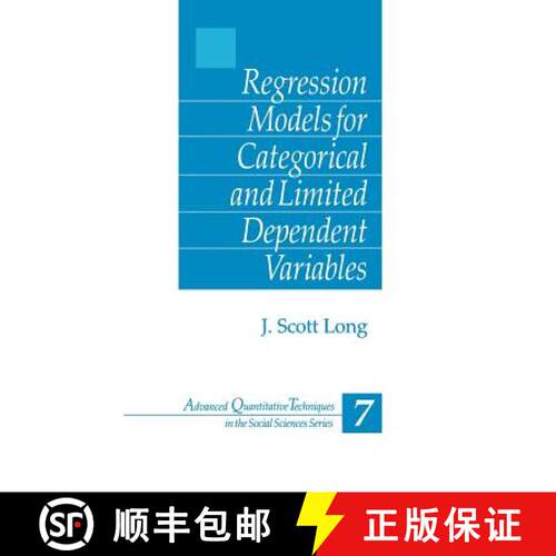 【3-4周达】Regression Models for Categorical and Limited Dependent Variables [9780803973749]