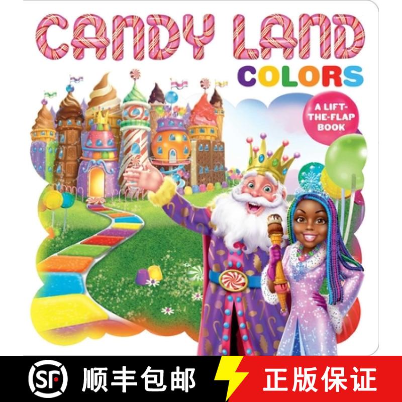 【3-4周达】Hasbro Candy Land: Colors: (Interactive Books for Kids Ages 0+, Concepts Board Books for K... [9781647224899]