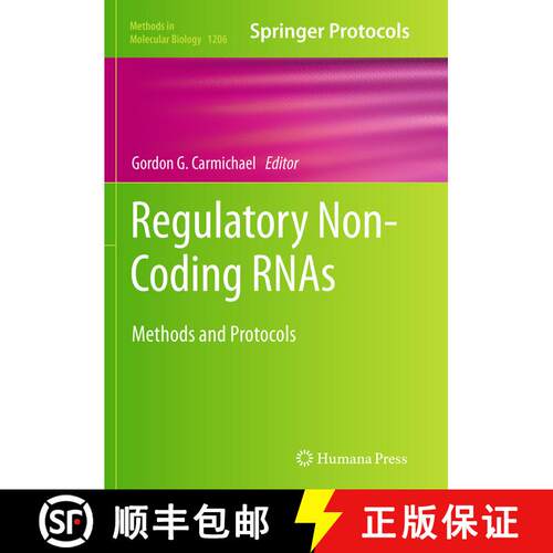 【3-4周达】Regulatory Non-Coding RNAs : Methods and Protocols (Softcover reprint of the original 1st ... [9781493941841]